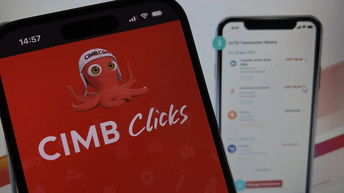 1. Melalui CIMB Clicks