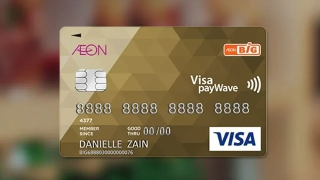 6. AEON BiG Visa Gold