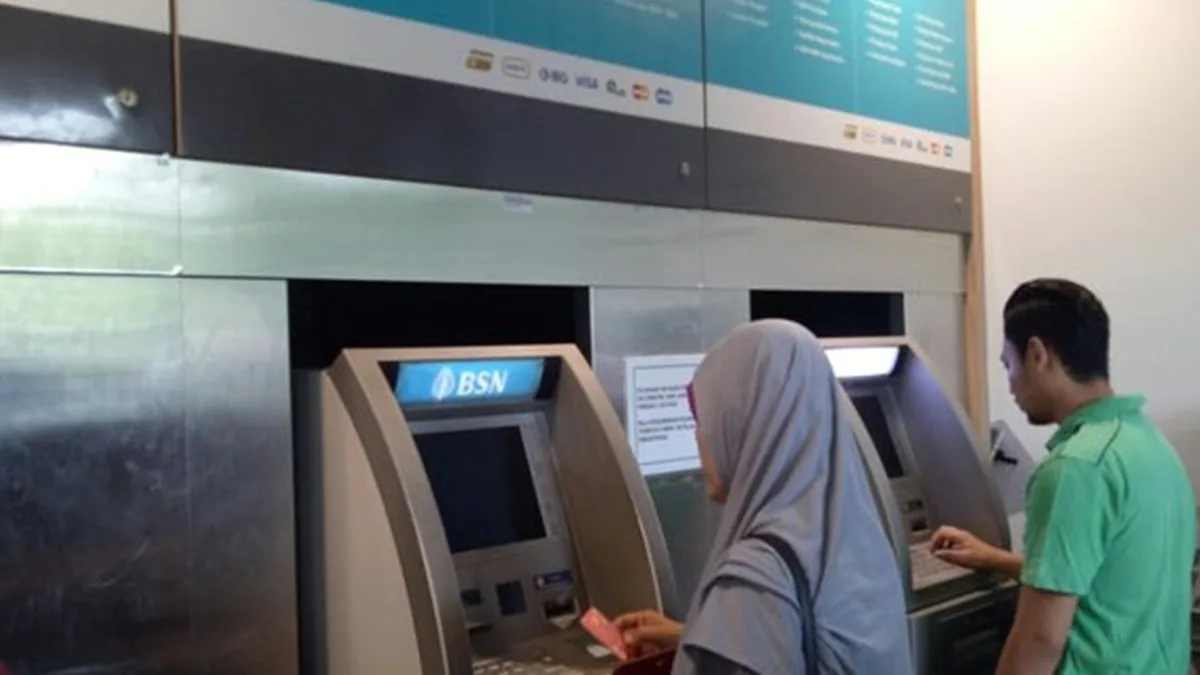 Aktifkan Kad Kredit BSN Melalui Mesin ATM