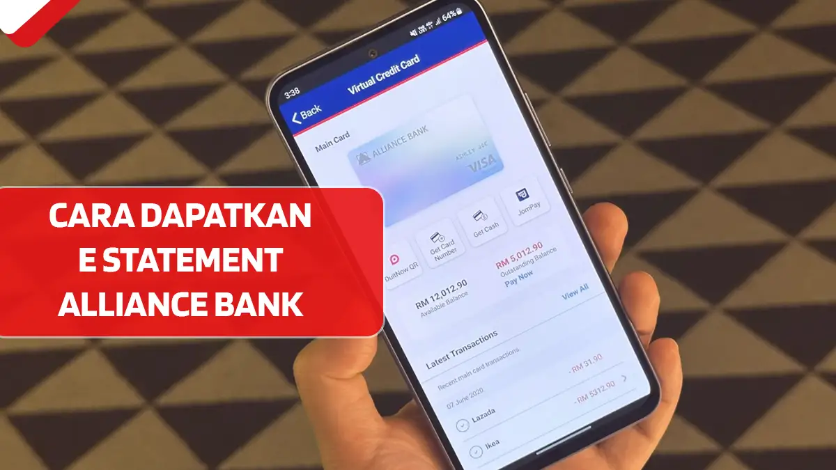 Cara Dapatkan e Statement Alliance Bank