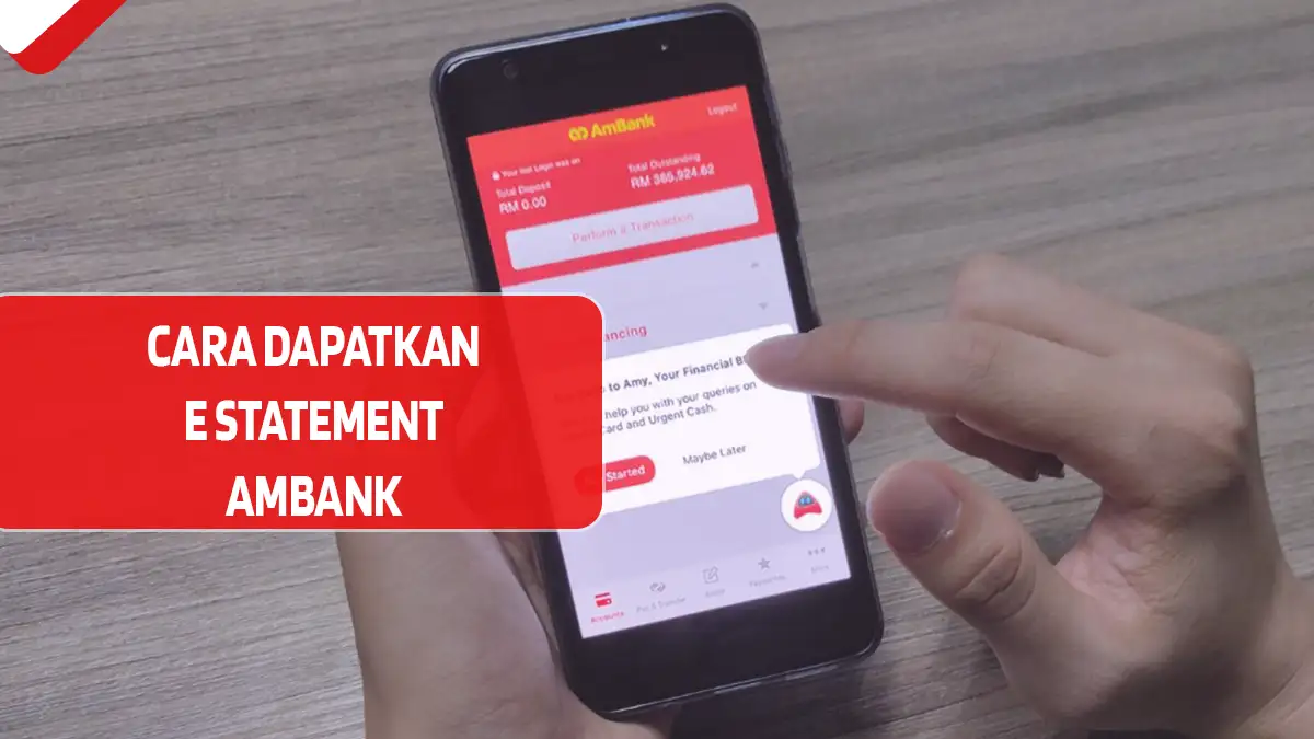 Cara Dapatkan e Statement AmBank