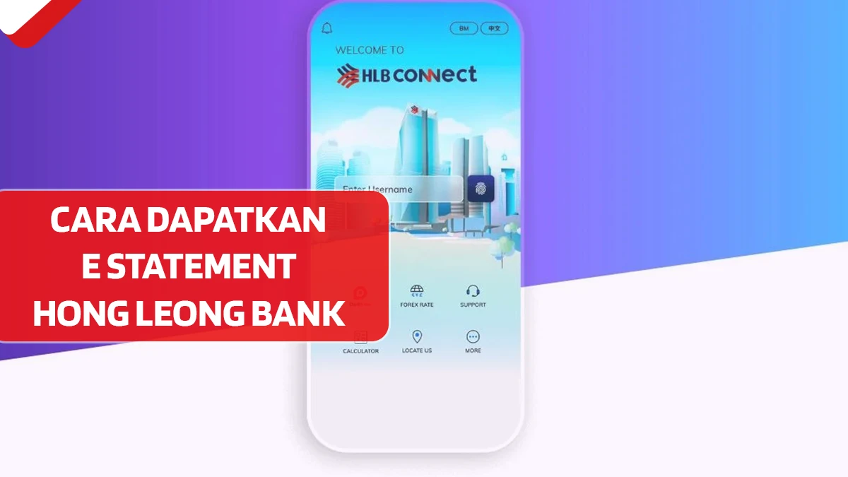 Cara Dapatkan e Statement Hong Leong Bank
