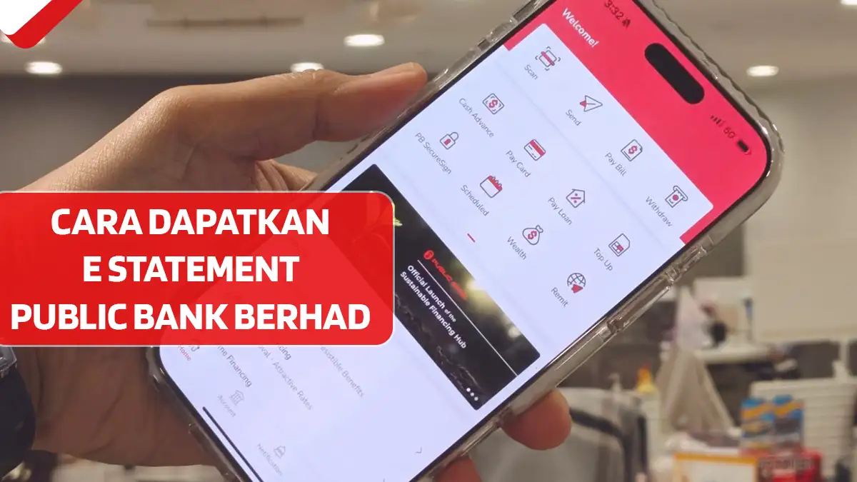 Cara Dapatkan e Statement Public Bank Berhad