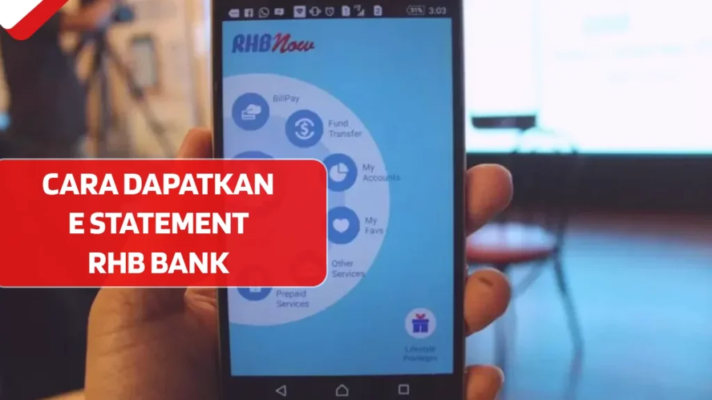 Cara Dapatkan e Statement RHB Bank