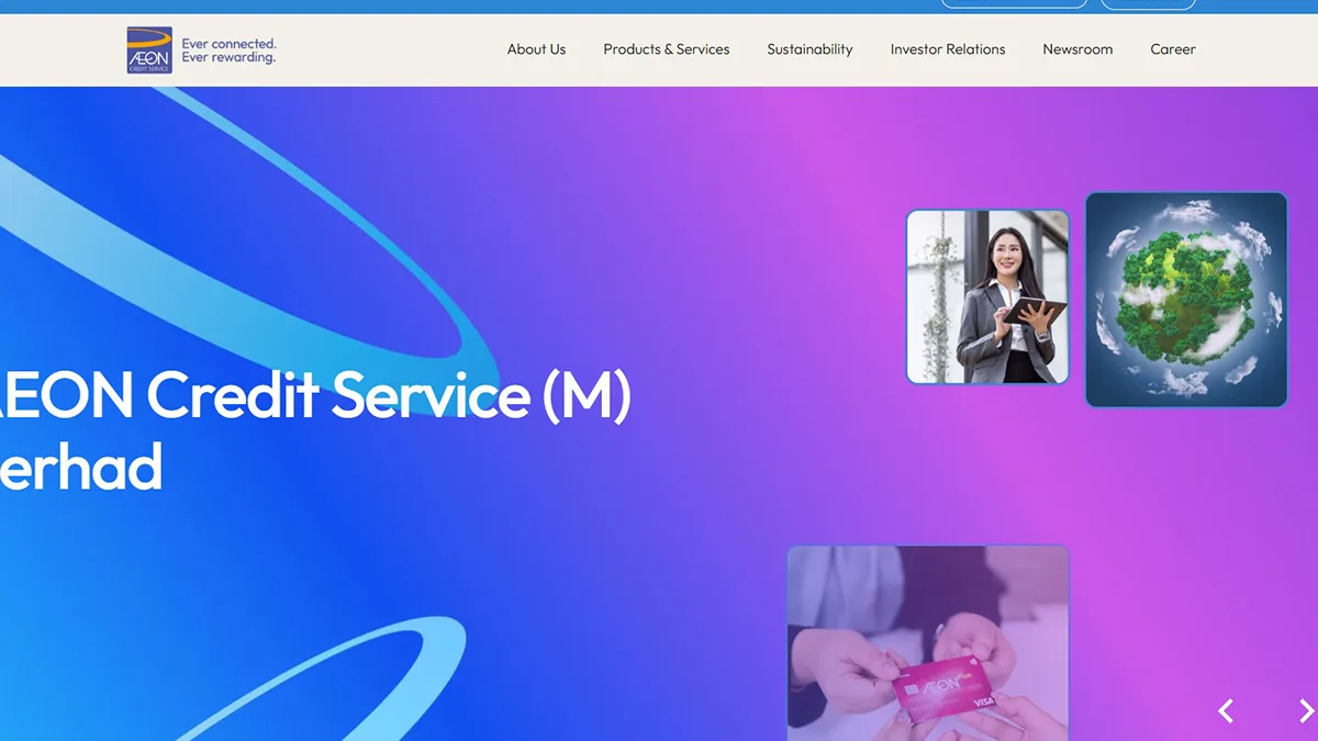 Melalui Laman Web Rasmi AEON Credit Service