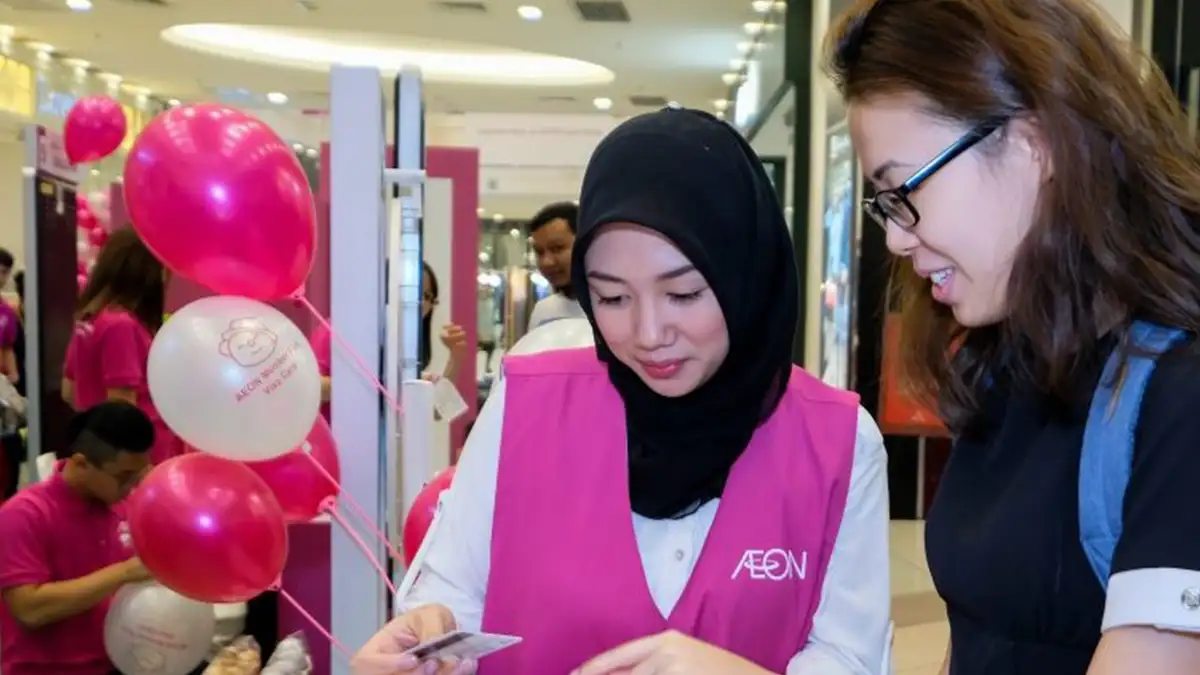 Melalui Pusat Khidmat Pelanggan AEON Credit