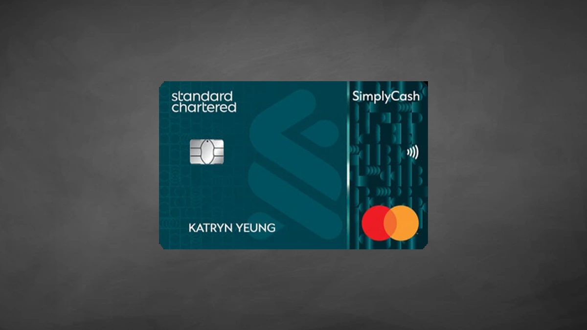 1. Standard Chartered Simply Cash Credit Card 1