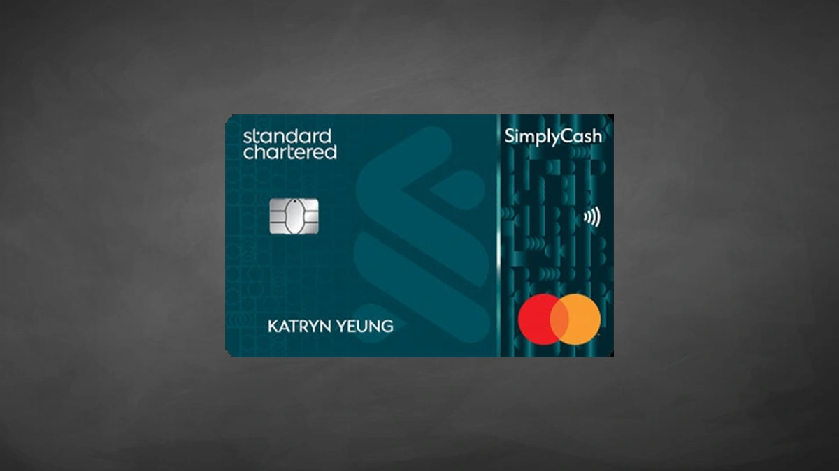 1. Standard Chartered Simply Cash Credit Card 1. Standard Chartered Simply Cash Credit Card