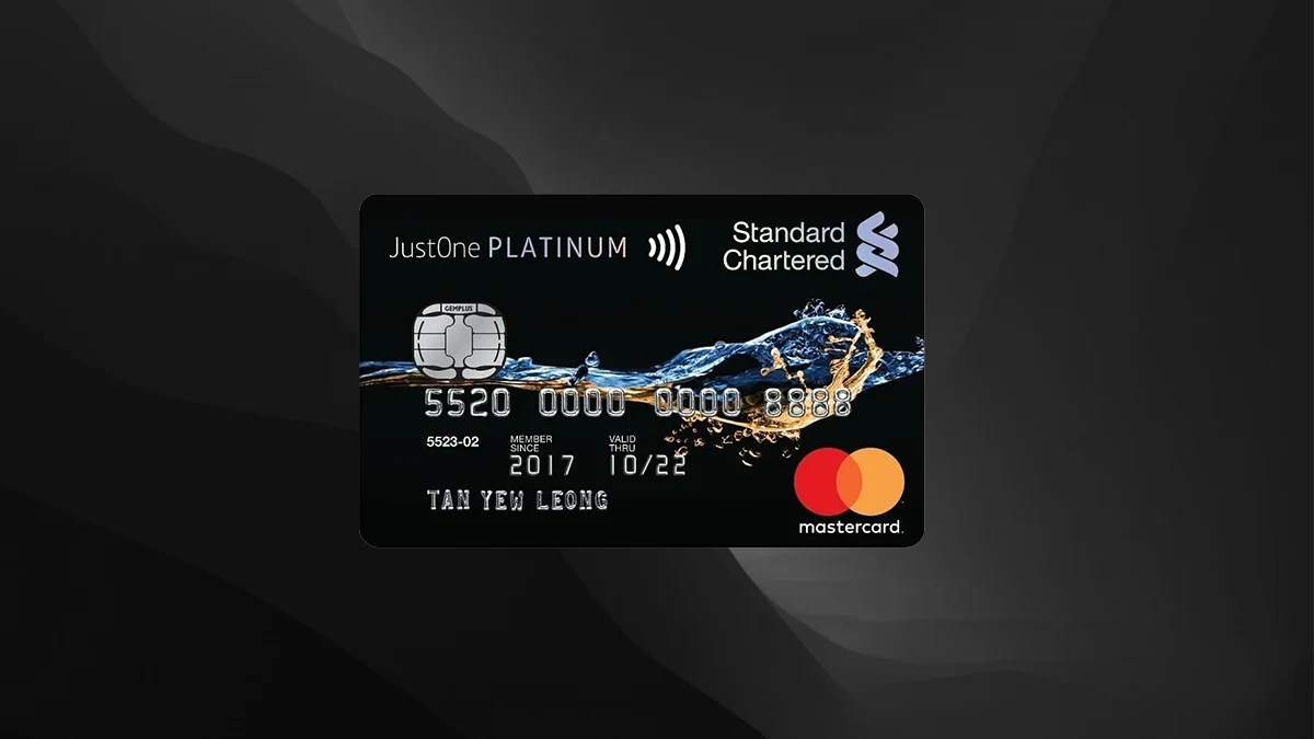 11. Standard Chartered JustOne Platinum Mastercard