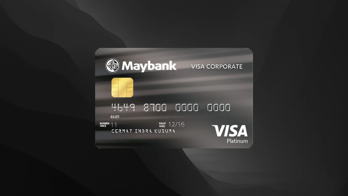 2. Maybank Visa Corporate Card