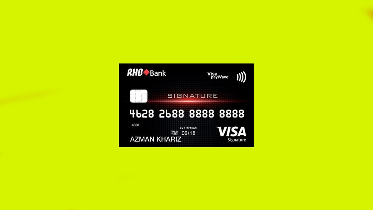 3. RHB Visa Signature Credit Card