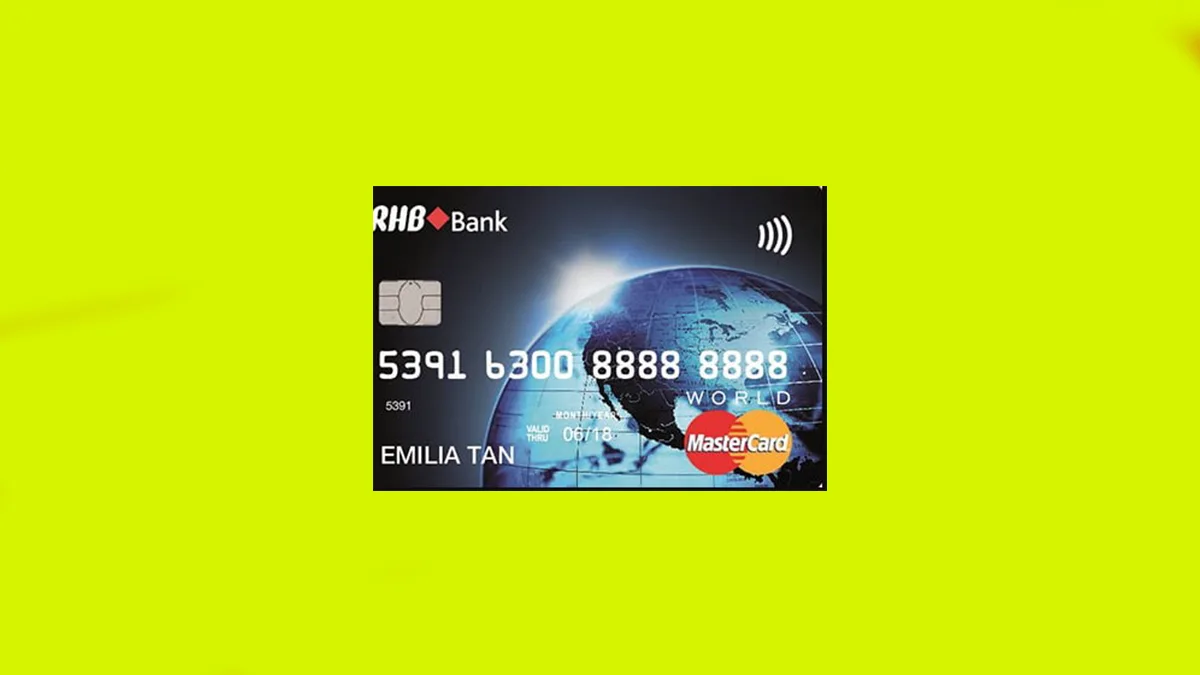 4. RHB World MasterCard Credit Card