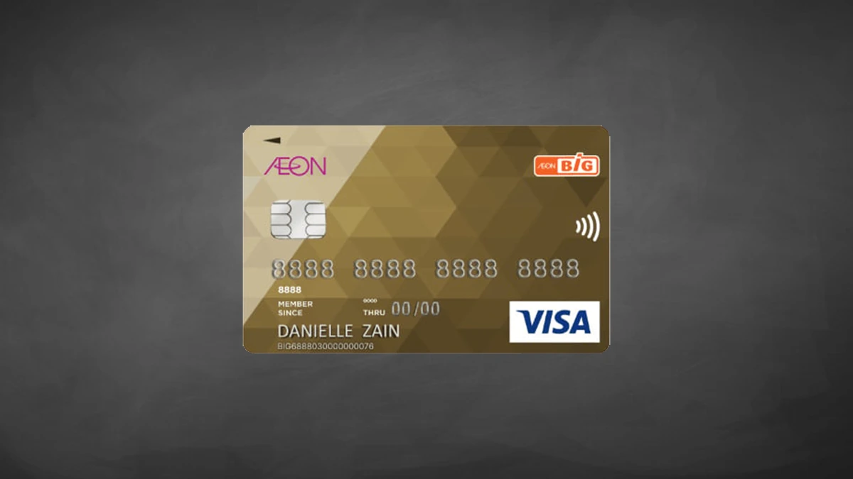 8. AEON BiG Visa Gold