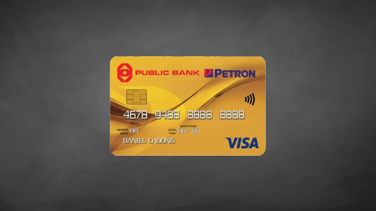 9. Public Bank Petron Visa Gold Credit Card