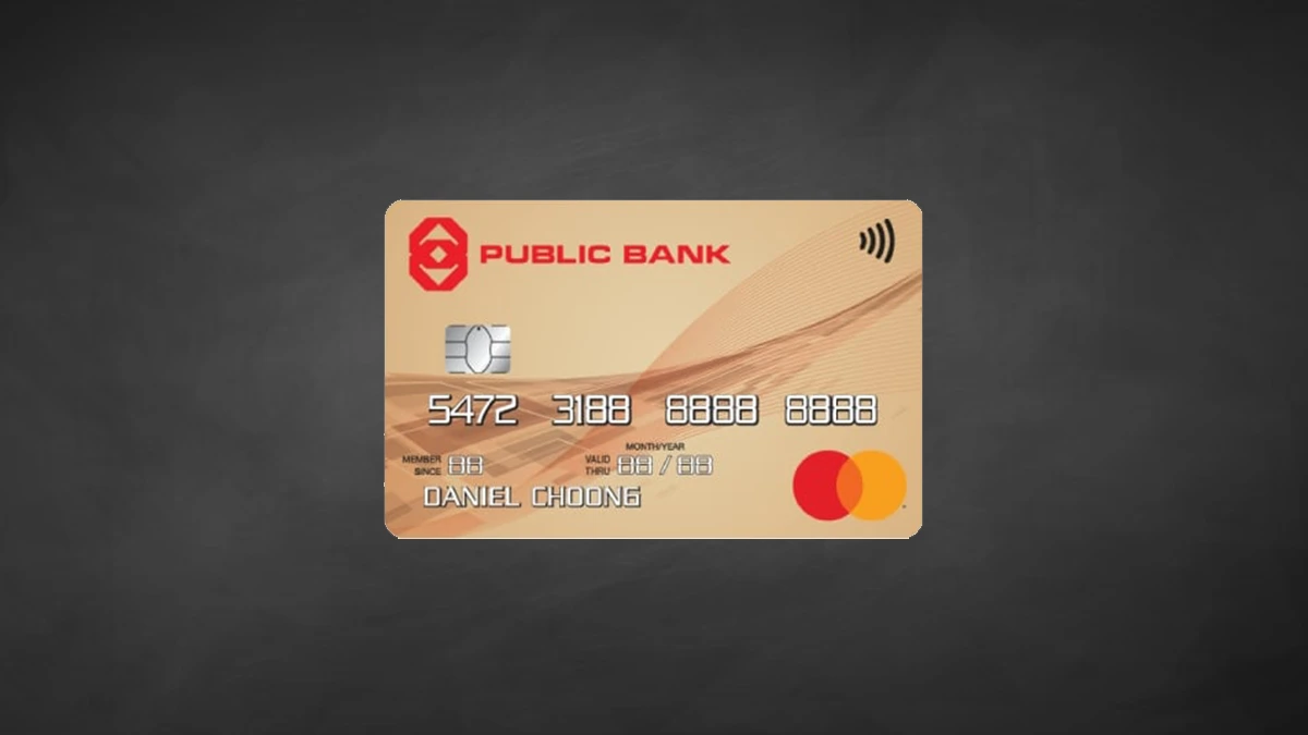 Public Bank Gold MasterCard Credit Card