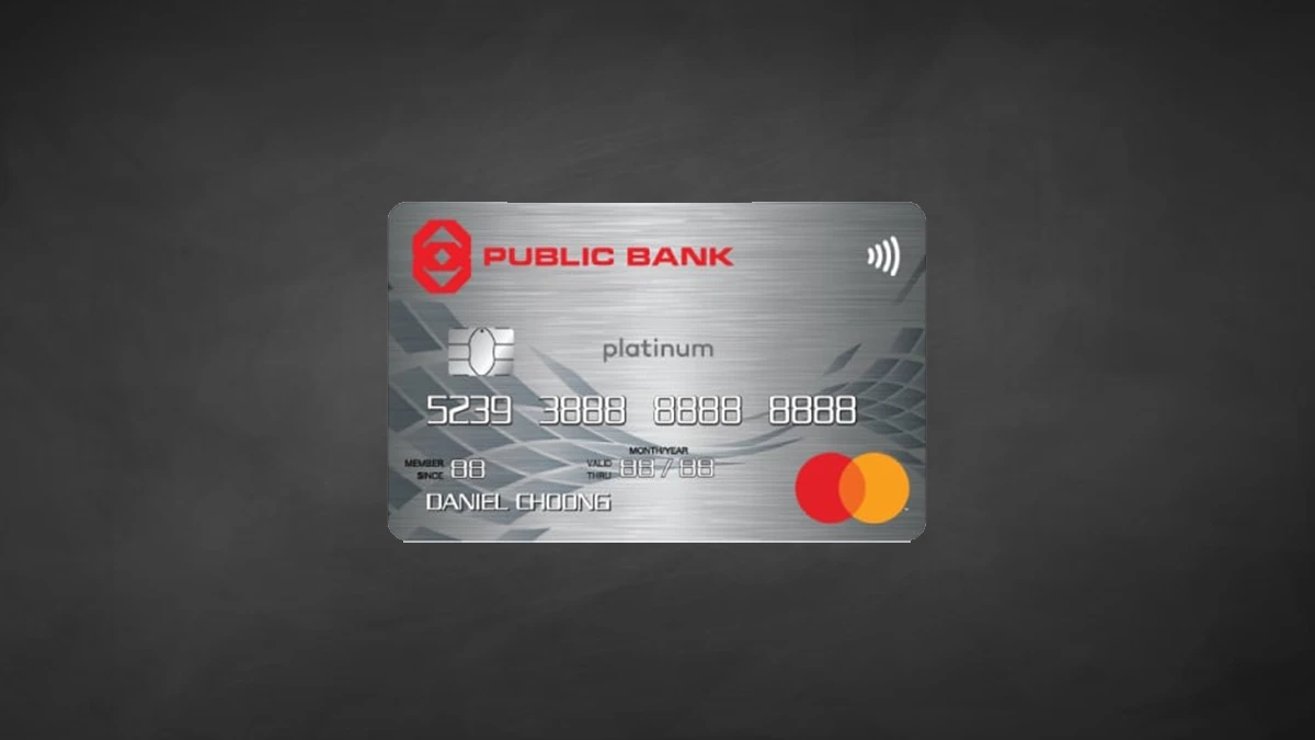 Public Bank Platinum MasterCard Credit Card