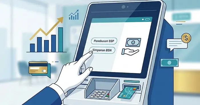Cara Keluarkan Duit SSP BSN Melalui ATM