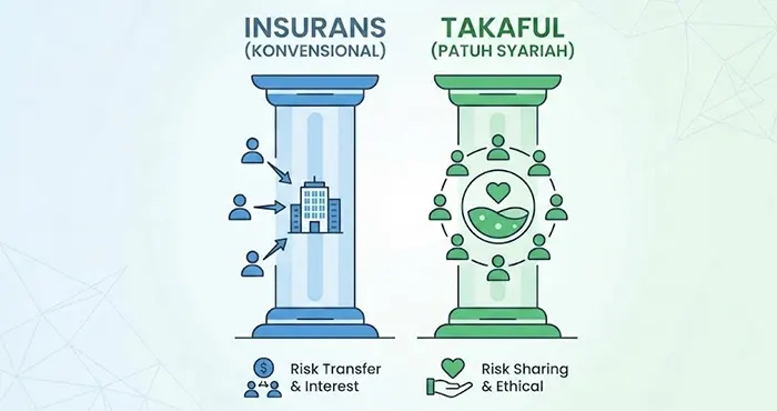 Perbezaan Takaful dan Insurans Lengkap