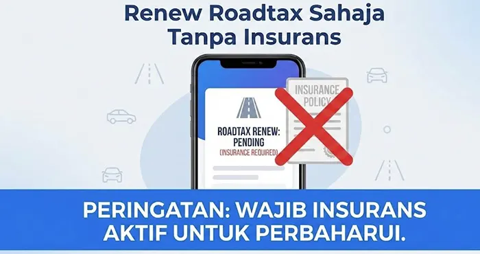 Renew Roadtax Sahaja Tanpa Insurans